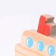 Handcrafted Pine Wood Ship Knob